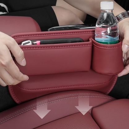 Car Leather Cup Holder Gap Bag