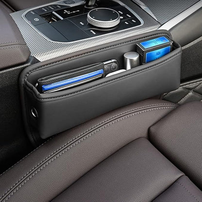 Premium Leather Car Storage Box for Car Seats
